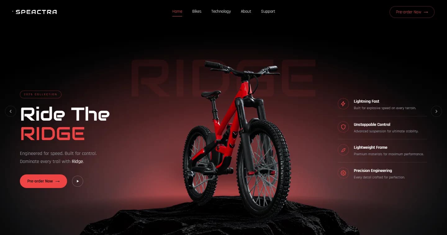 Cycle 3D interactive bicycle view