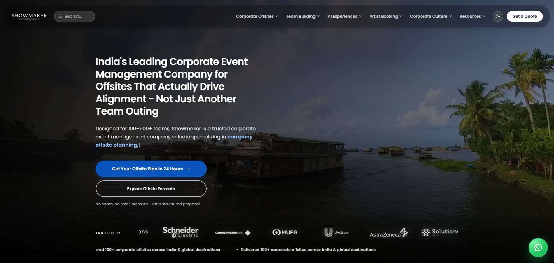 Showmaker Enterprise Platform hero banner